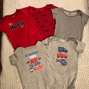 3-6 month lot of onesies